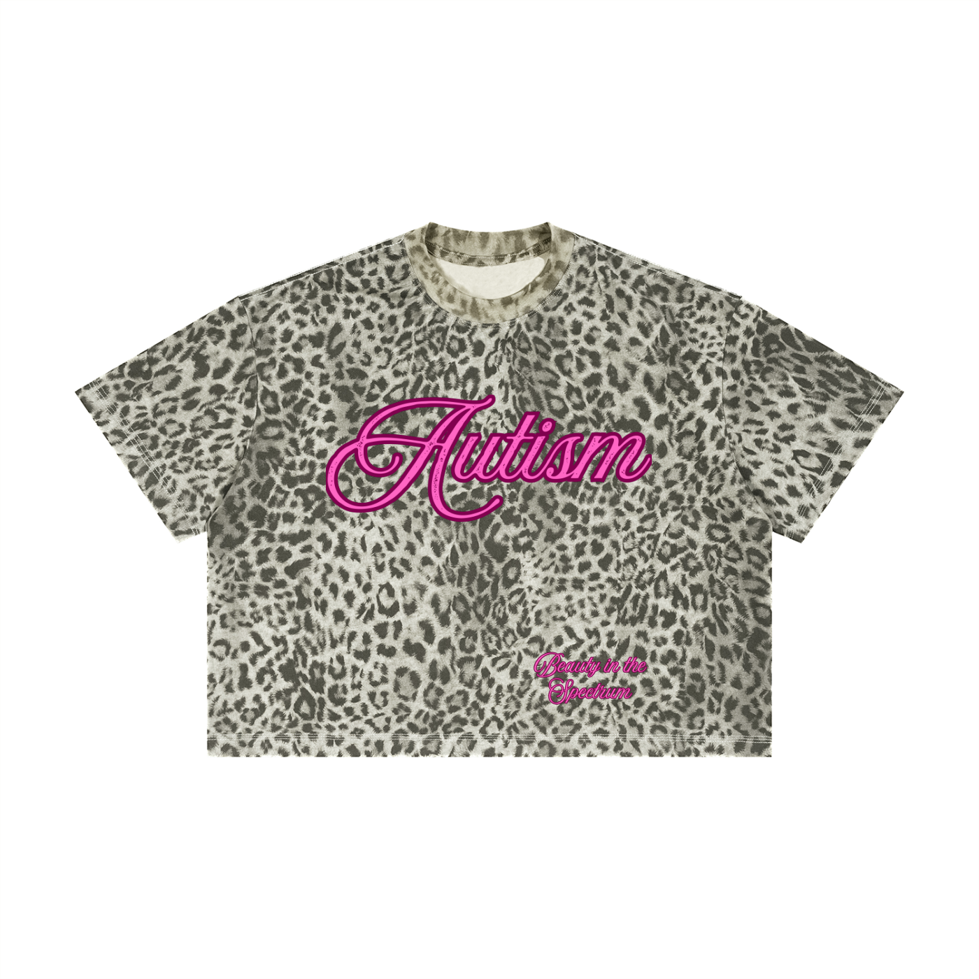 The Elijah Leopard Print Boxy T-Shirt