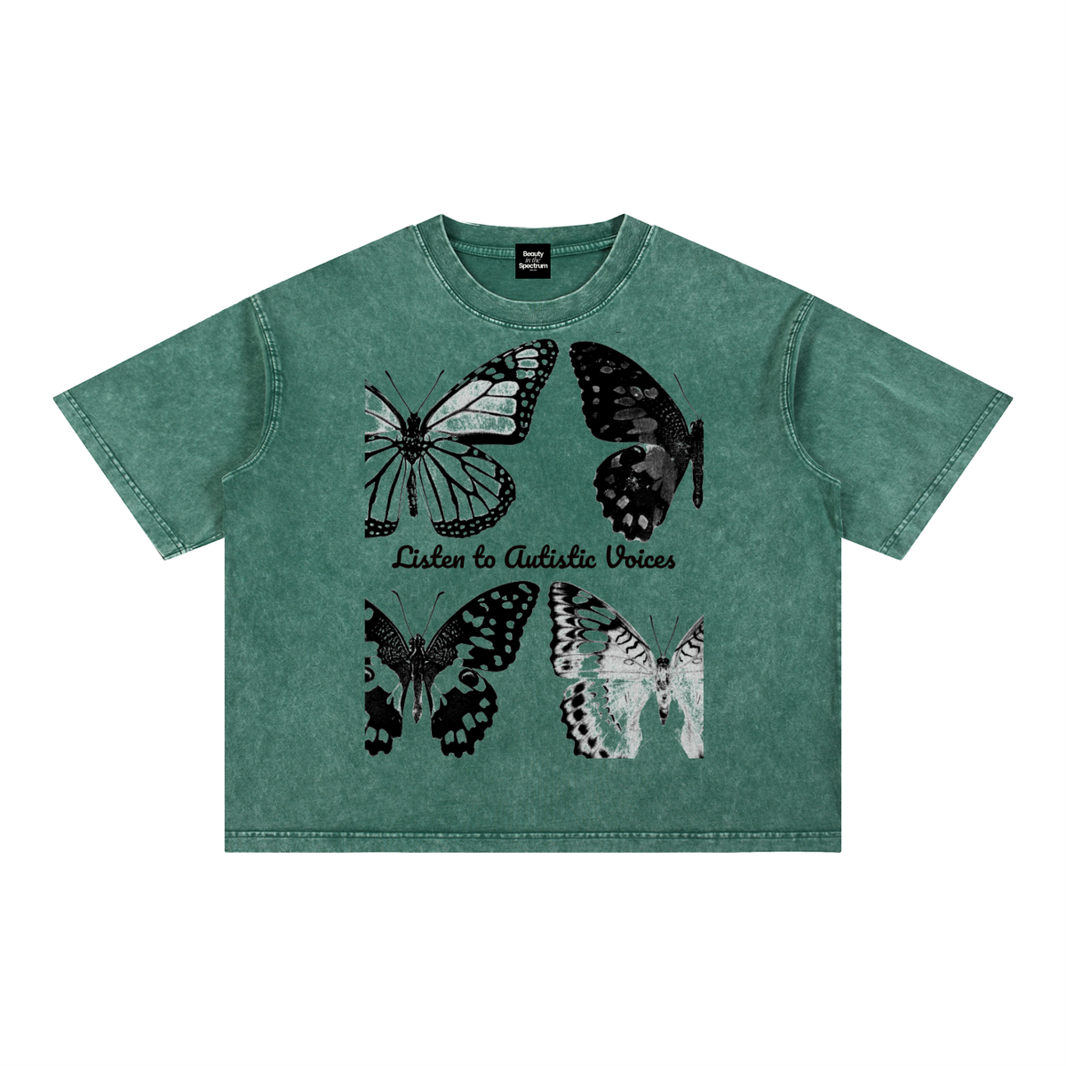 Mineral Wash Boxy Cotton T-Shirt