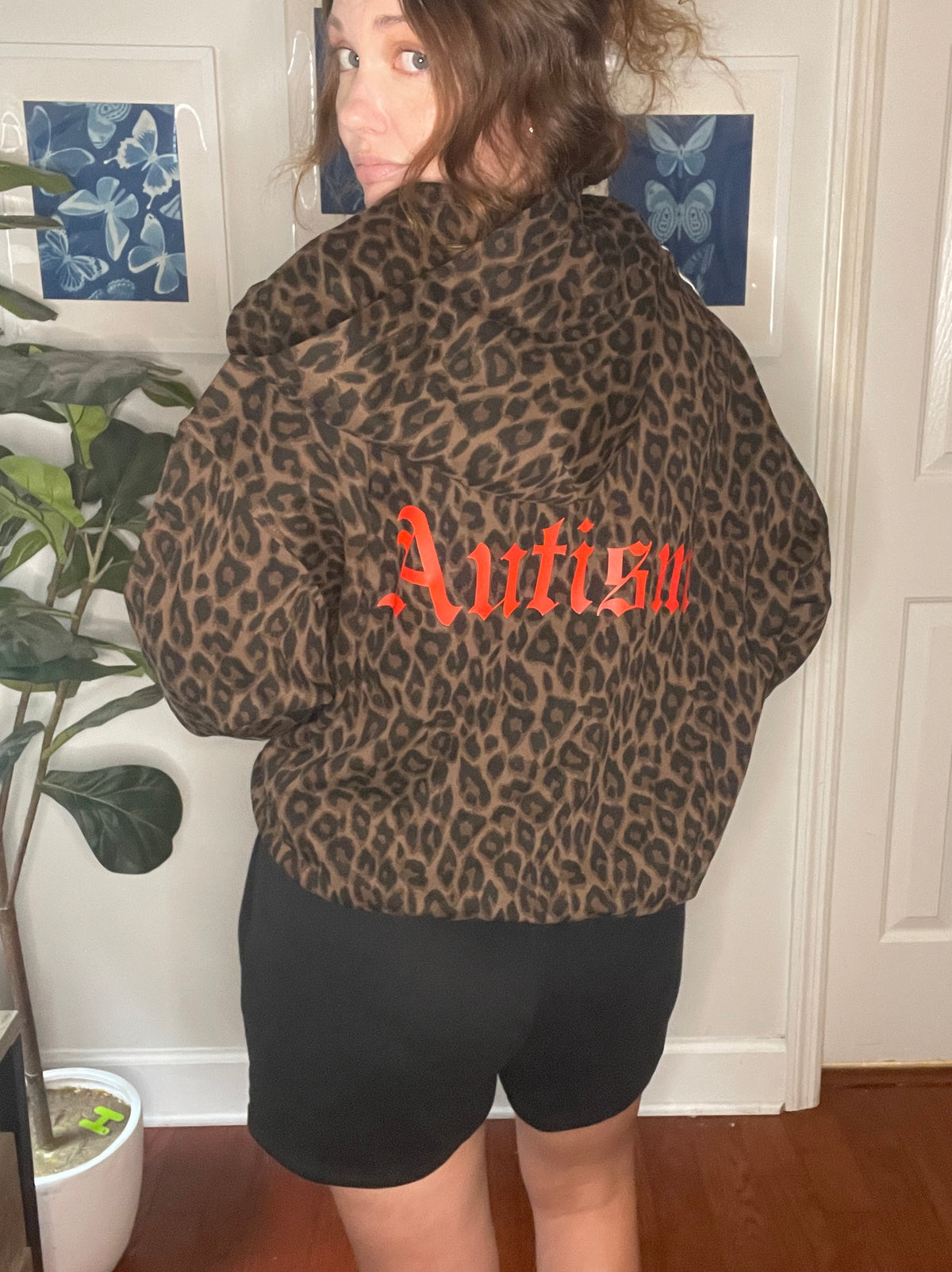 The Bowie Leopard Full Zip Hoodie