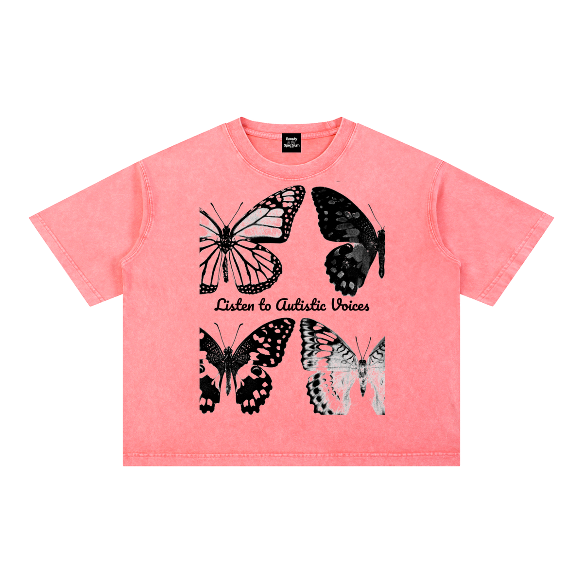 Mineral Wash Boxy Cotton T-Shirt