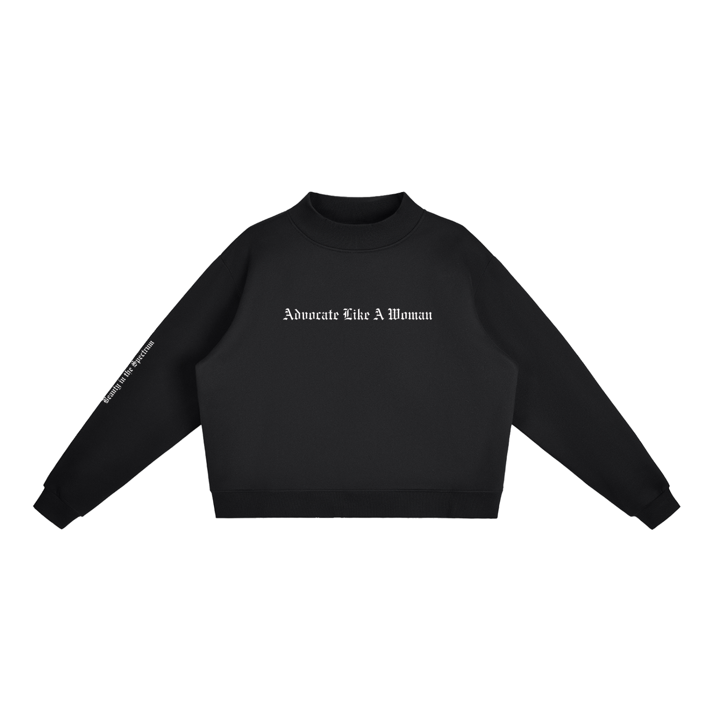 The Madison Mock-Neck Crew Sweatshirt