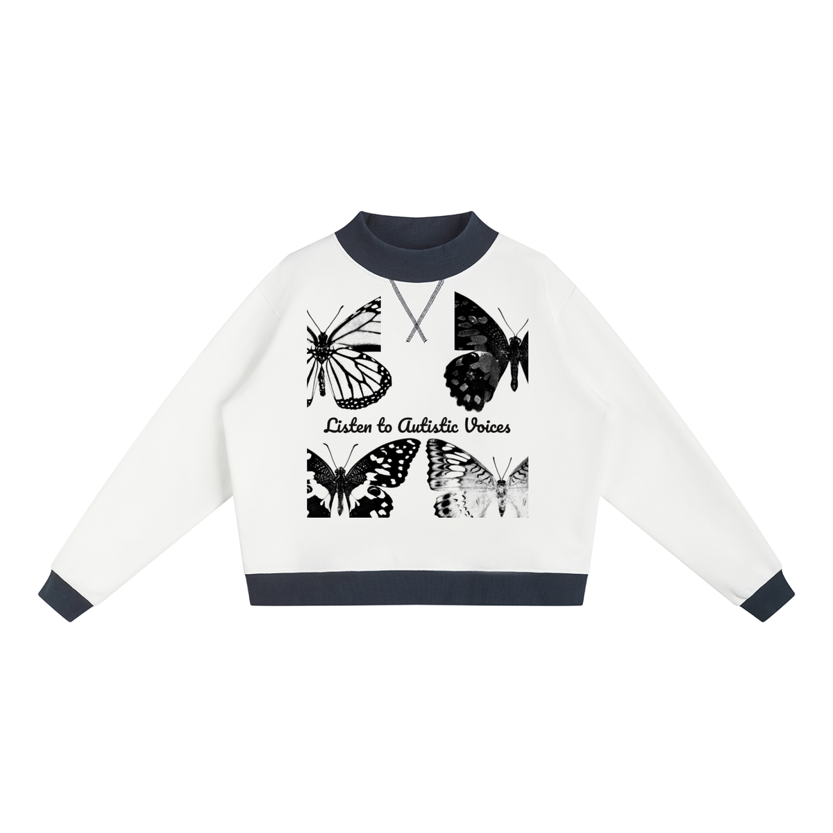 The Lilyana Mock Neck Crewneck Sweatshirt