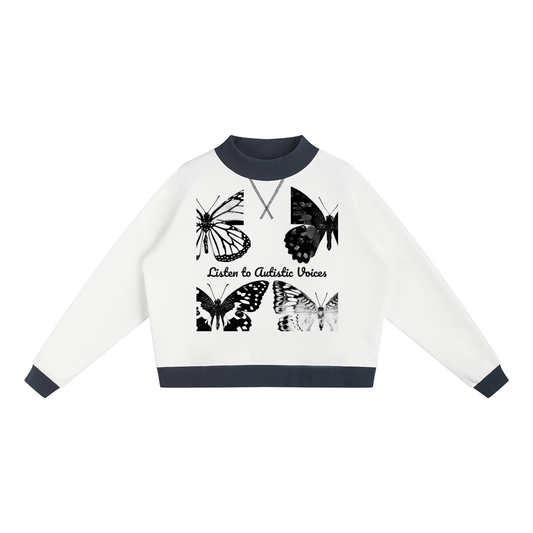 The Adam Mock Neck Crewneck Sweatshirt