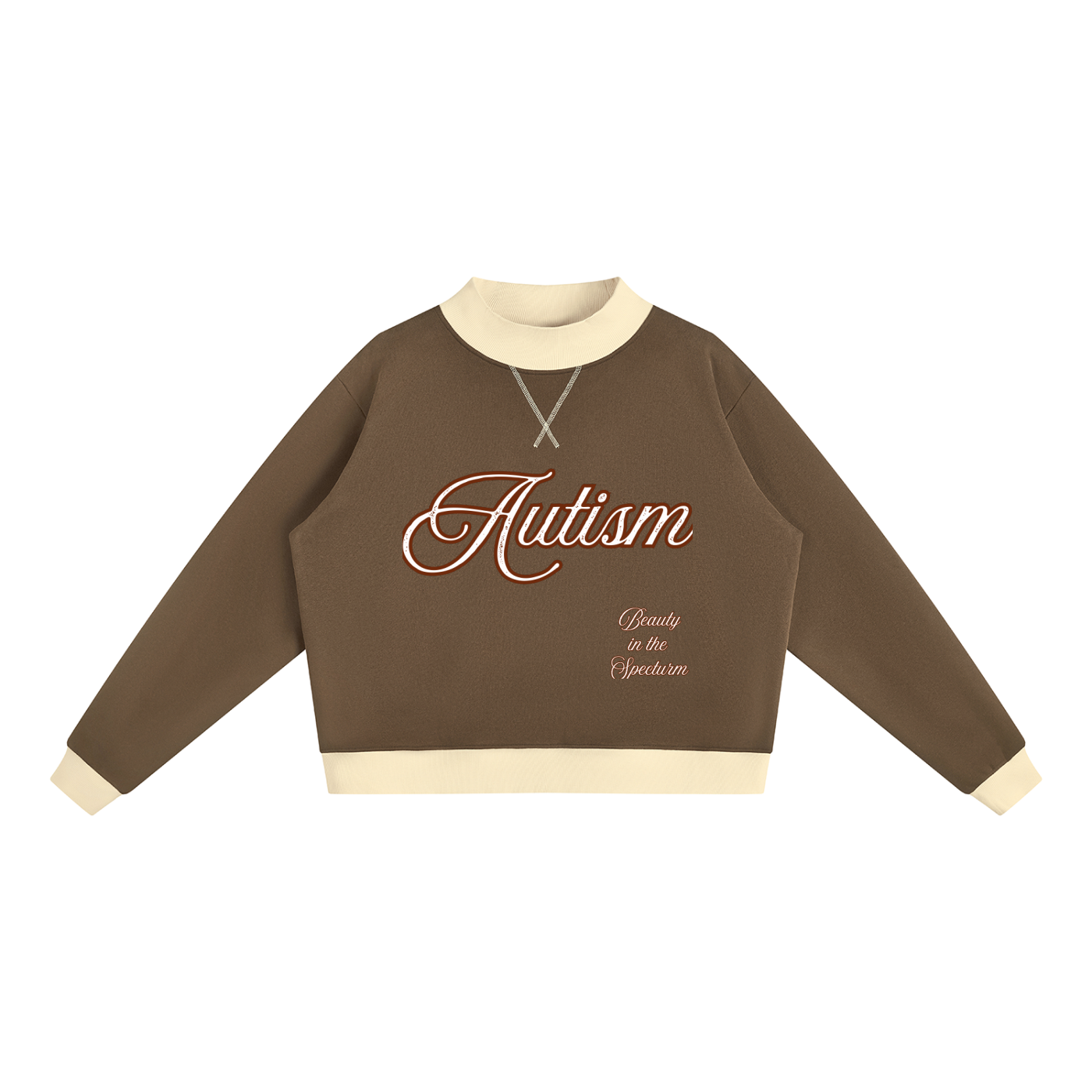 The Roman Mock Neck Crewneck Sweatshirt