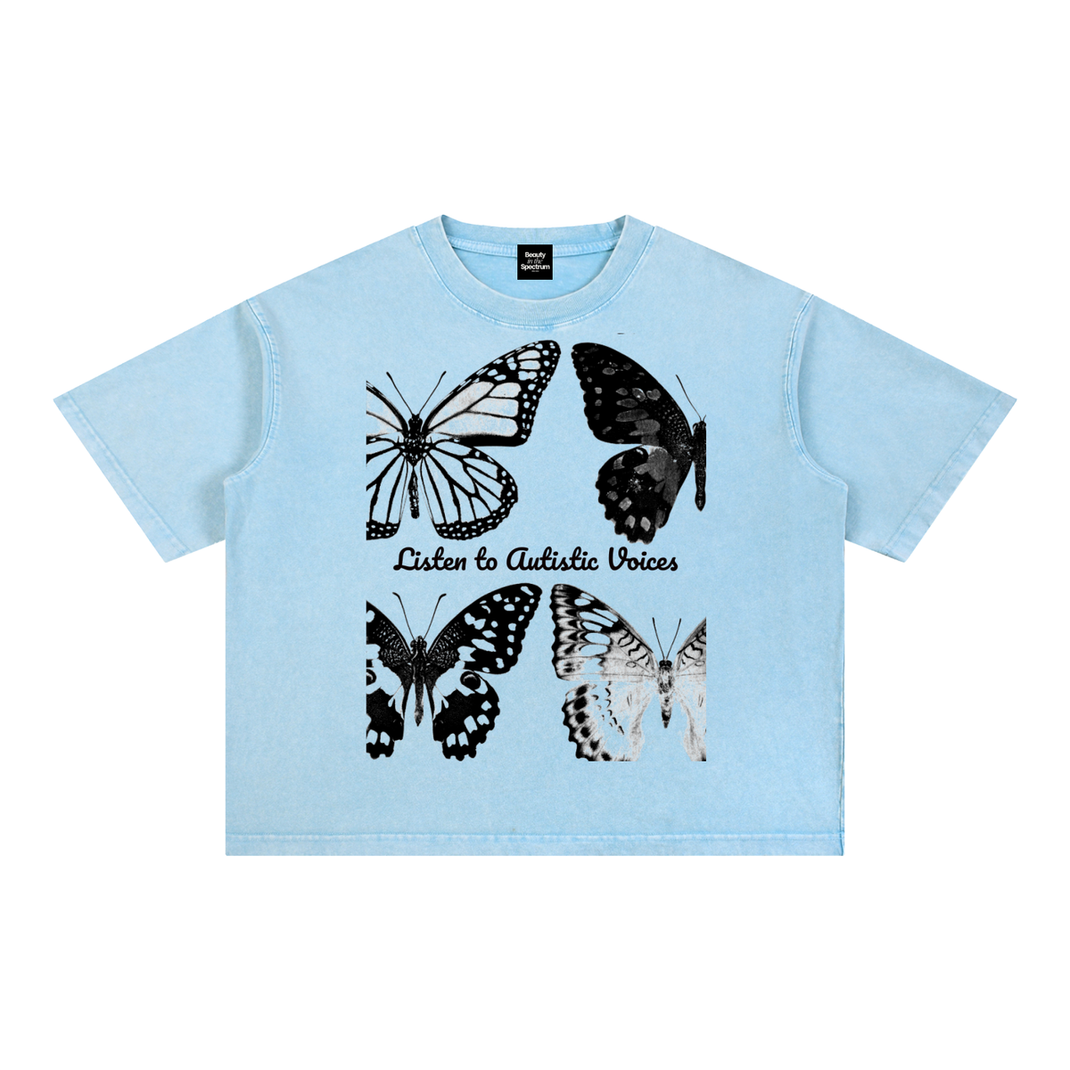 Mineral Wash Boxy Cotton T-Shirt