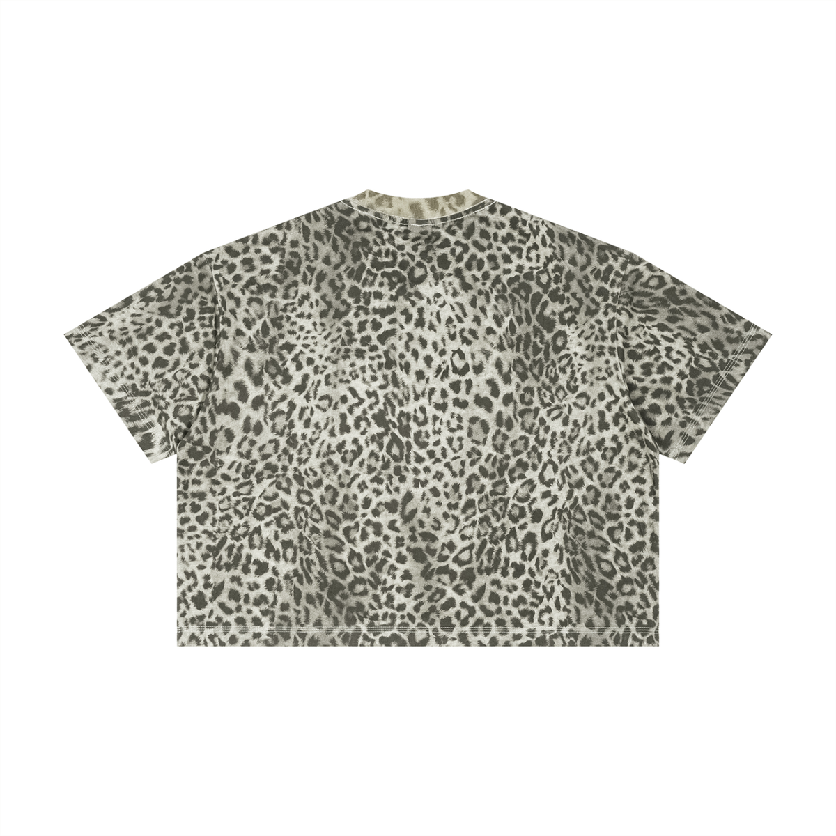The Elijah Leopard Print Boxy T-Shirt
