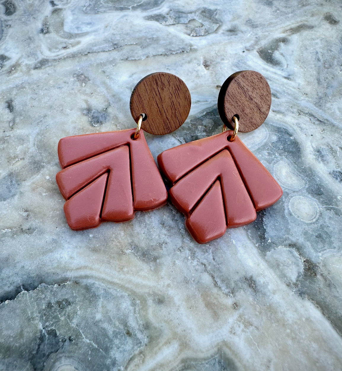 Geo Dangle Earrings