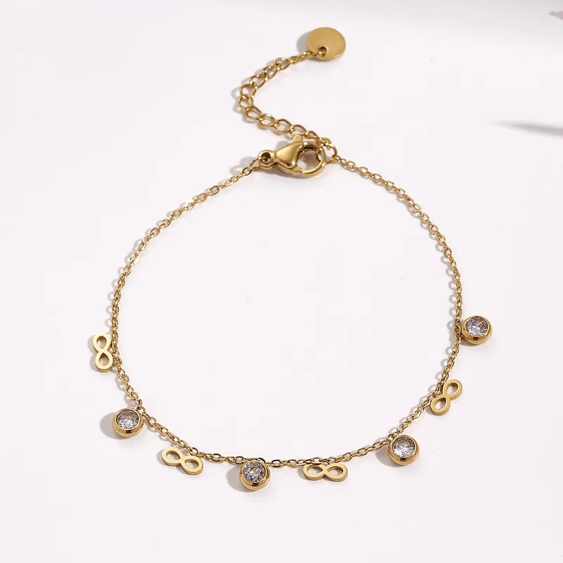 Infinity Rhinestone Bracelet