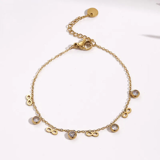 Infinity Rhinestone Bracelet