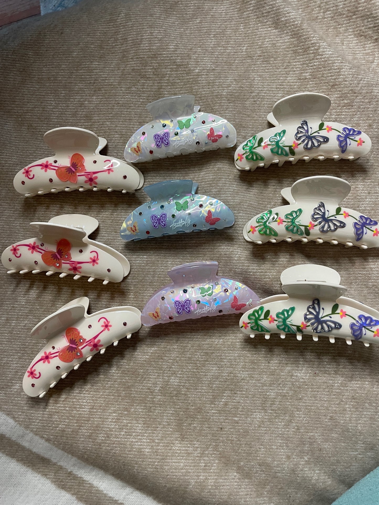 Butterfly Hair Clips