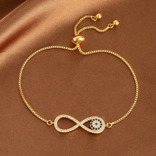Infinity Evil Eye Bracelet