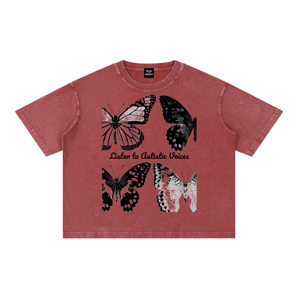 Mineral Wash Boxy Cotton T-Shirt