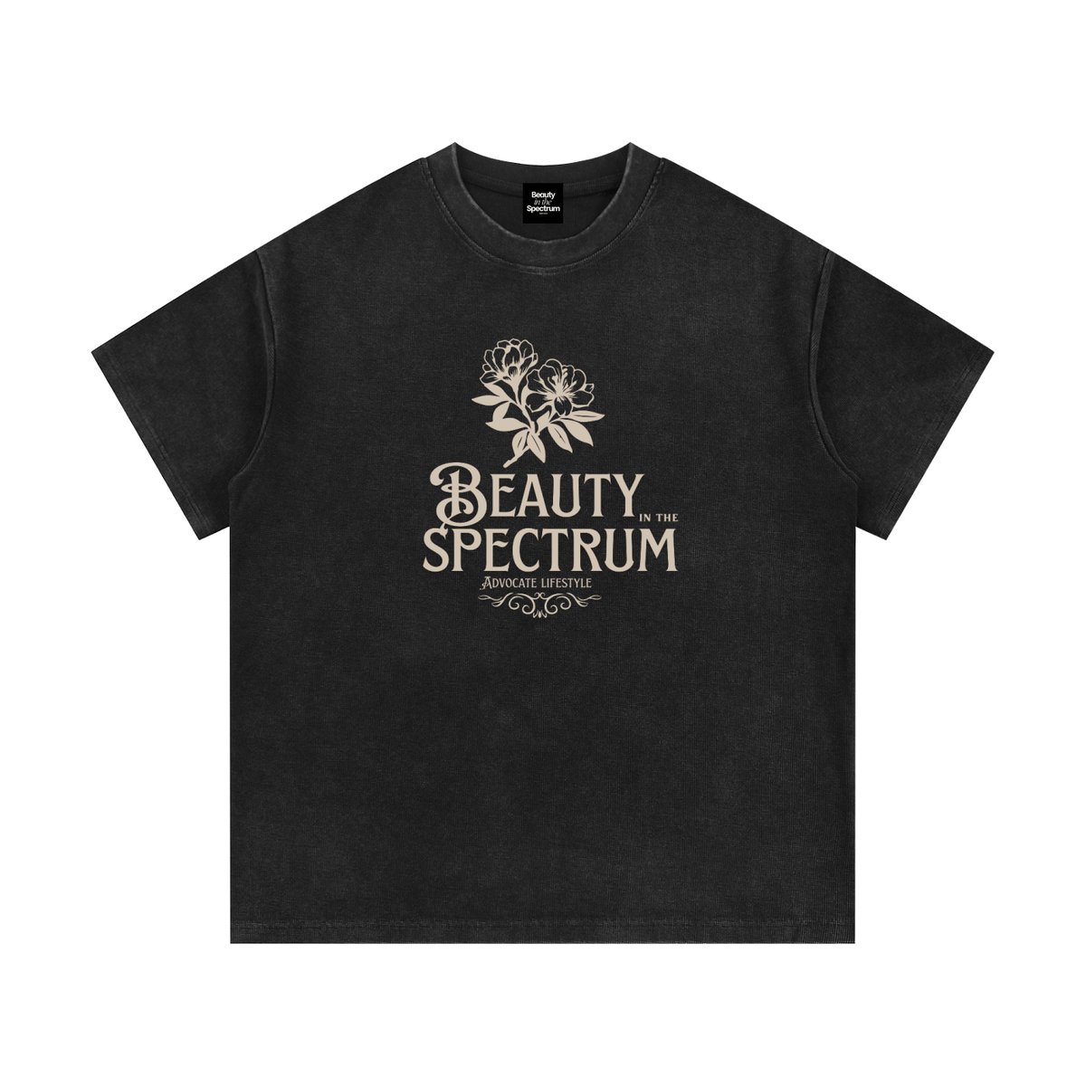 Mineral Wash Waffle Knit T-Shirt