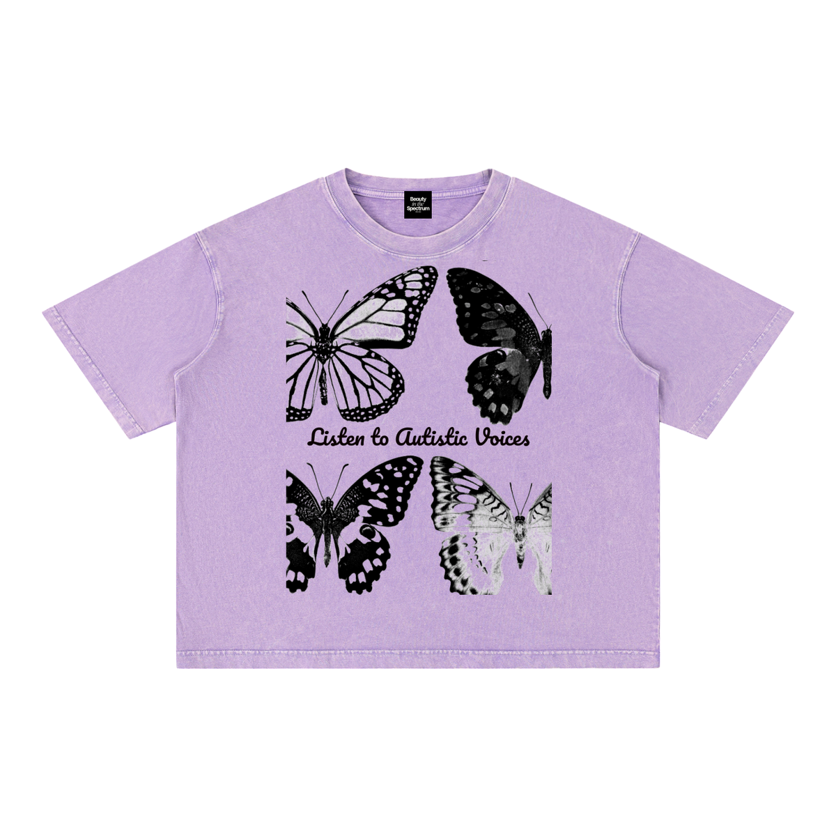 Mineral Wash Boxy Cotton T-Shirt